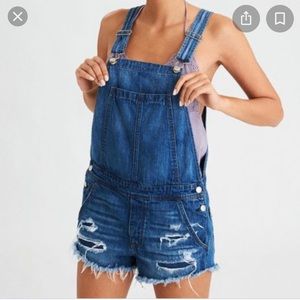 Overall shorts